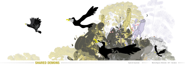 Forest women illustrated by Montse Noguera